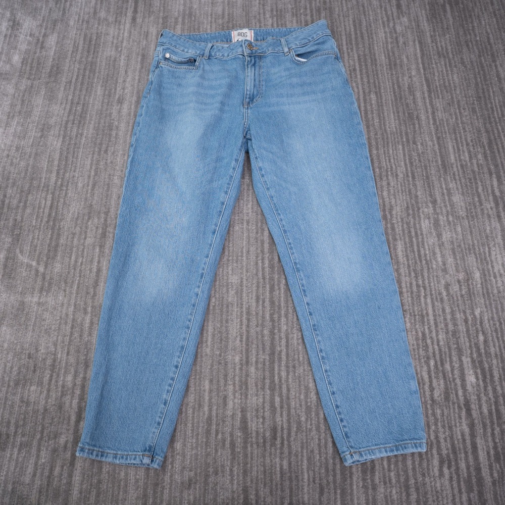 BDG Skinny Jeans Womens 31 Fit 33x26.5 Blue Mid-Rise Tapered Light Wash Denim